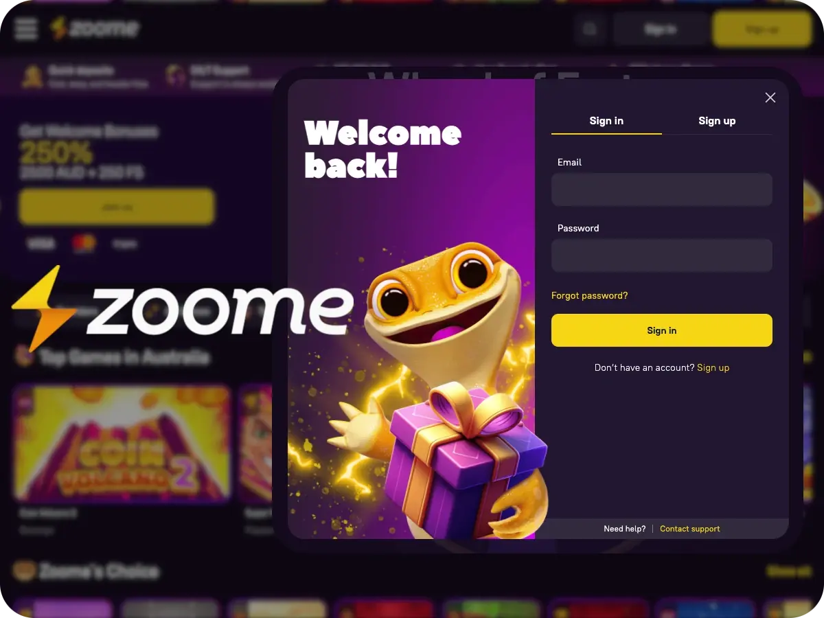 Zoome Casino Login
