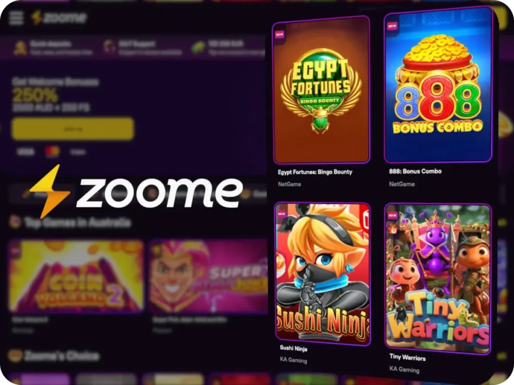 Zoome Casino Bonuses