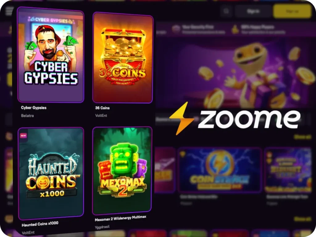Zoome Casino Free Spins