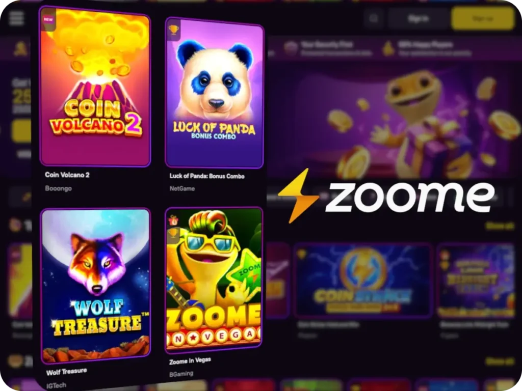 casino zoome australia available slots
