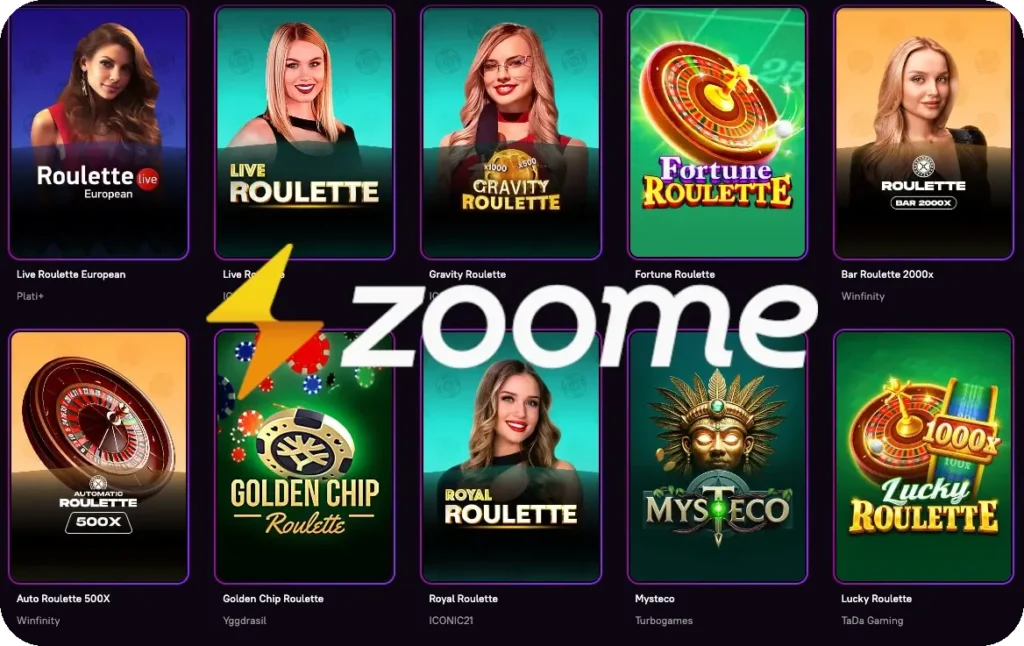 roulette games list